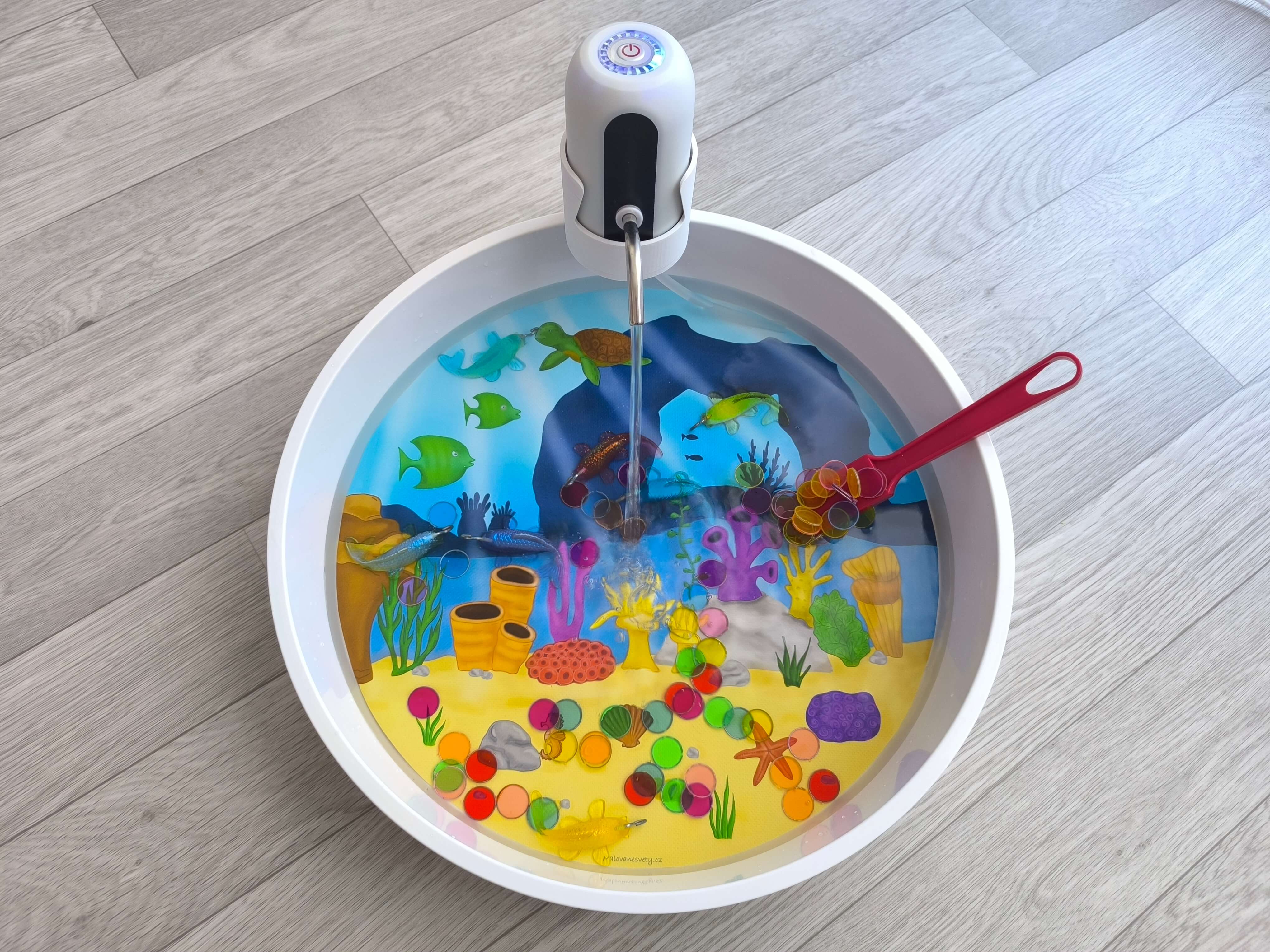 Mořské dno – Podložka do Play Tray